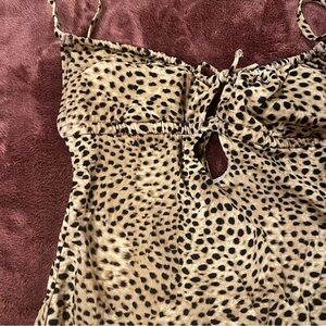 cheetah print swimsuit